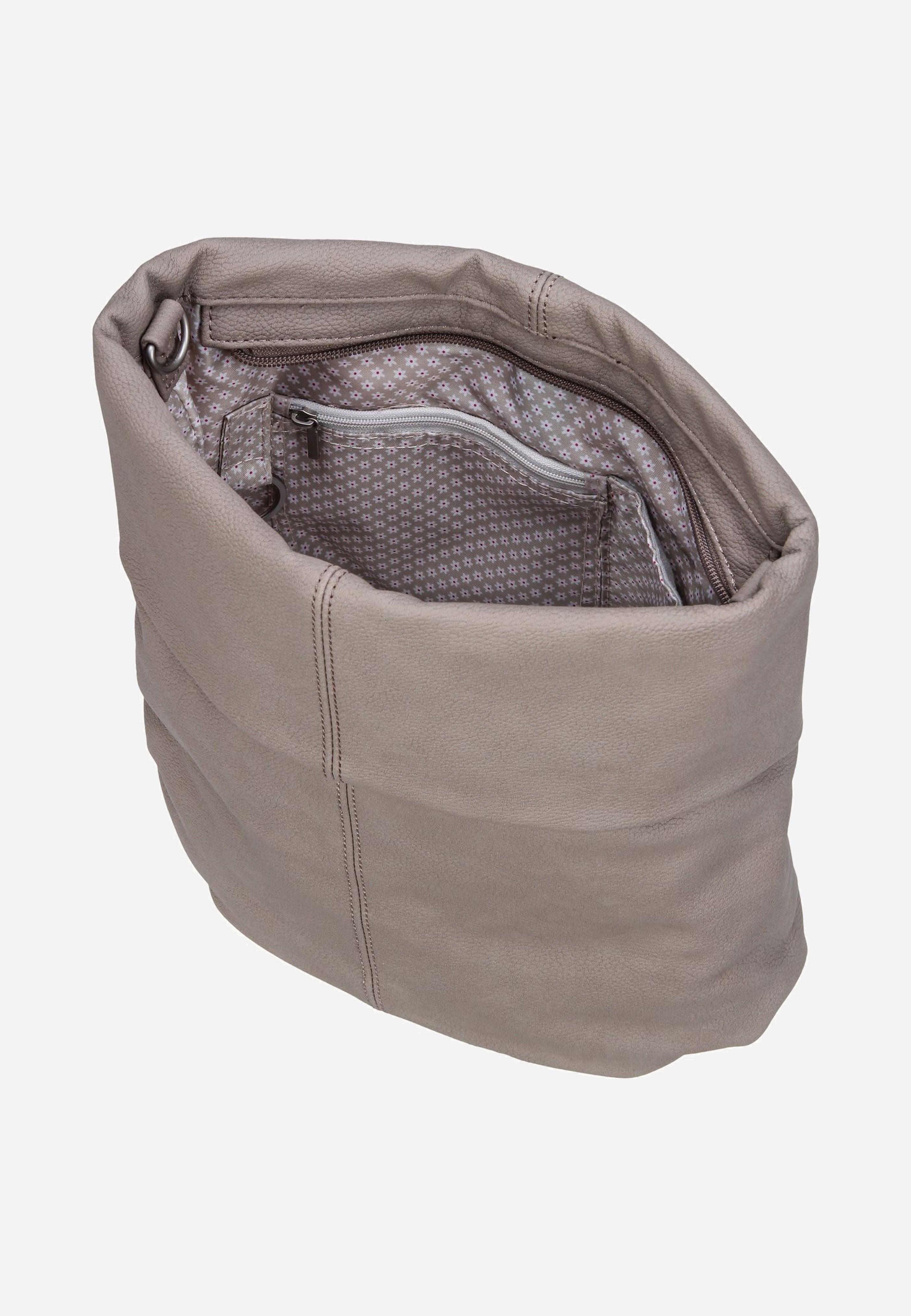 zwei - Mademoiselle M90 Nubuk/Cappucino - Hobo Bag | Women-Image