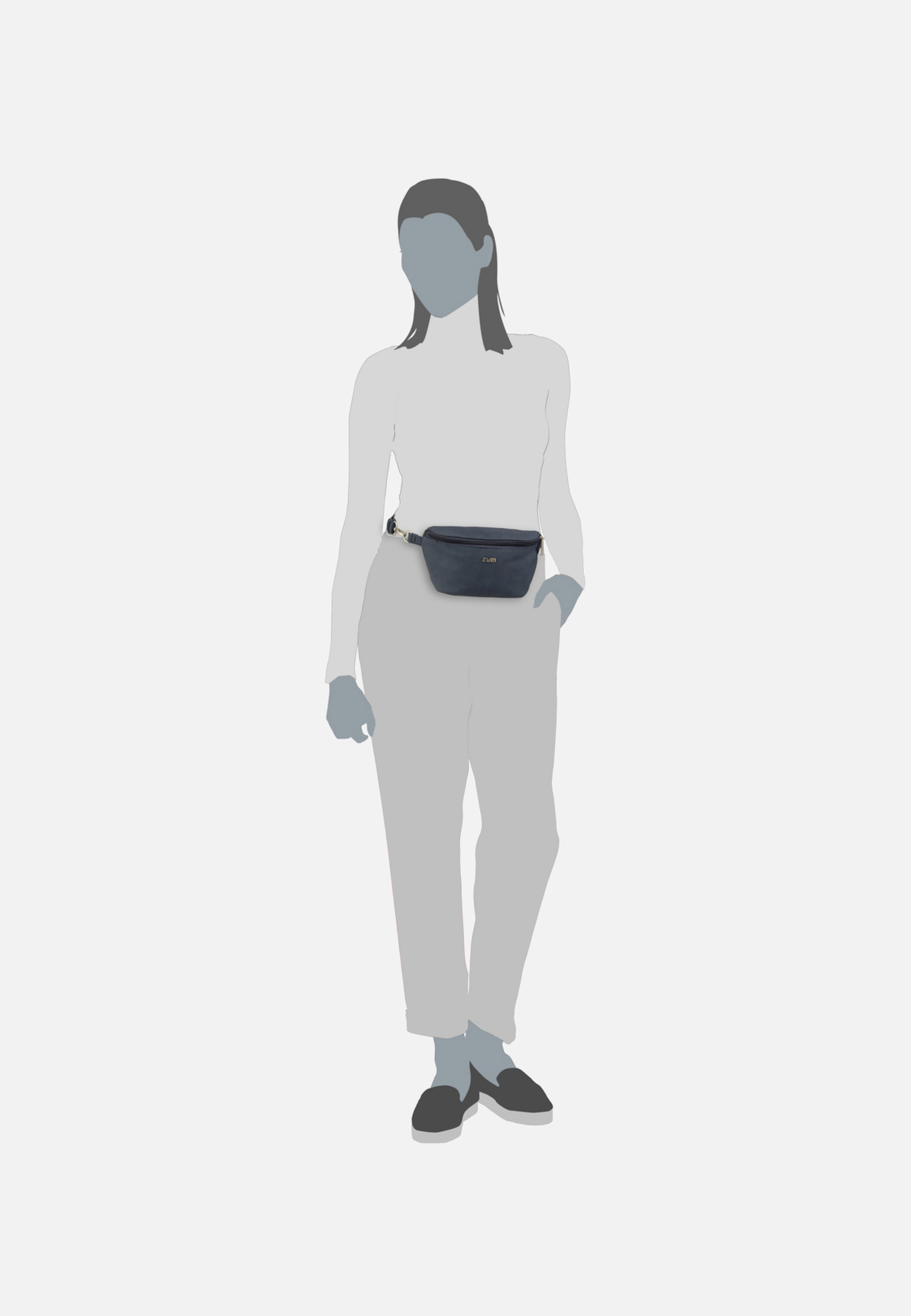 zwei - Mademoiselle MH4 Nubuk/Blue - Fanny Pack | Women-Image