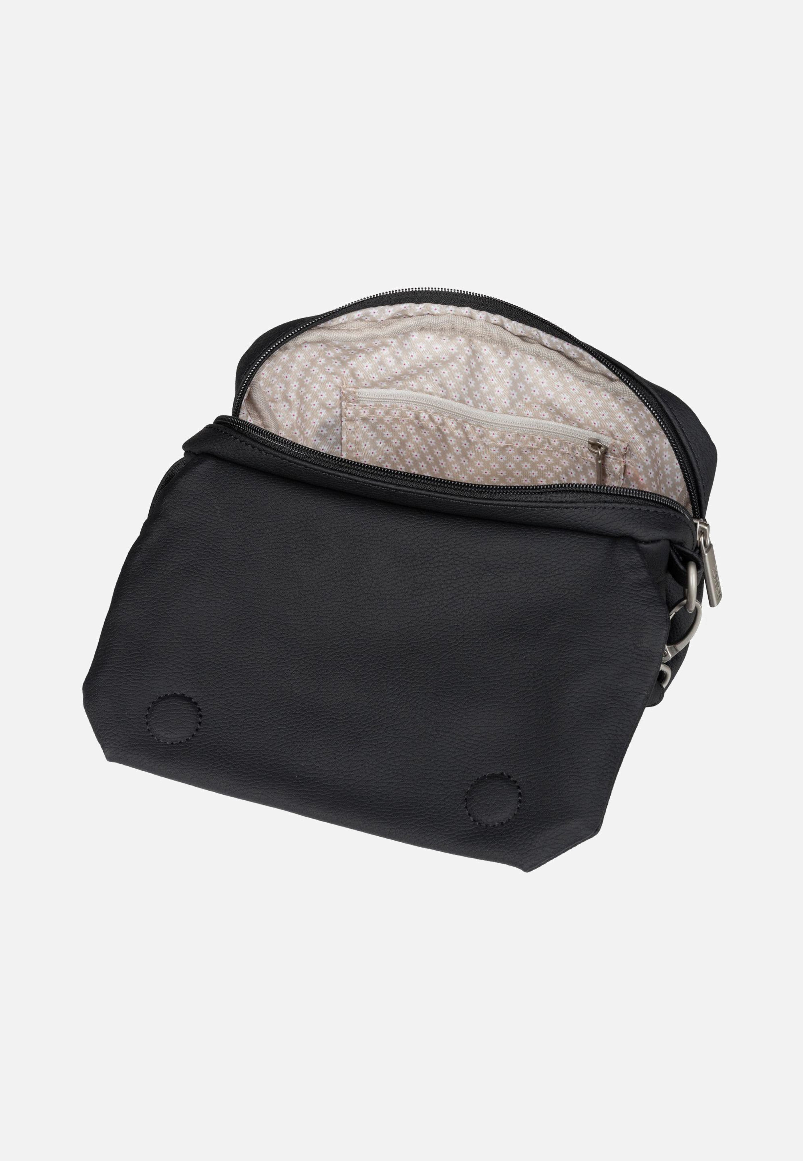 zwei - Mademoiselle MH40 Nubuk/Black - Crossbody Bag | Women-Image