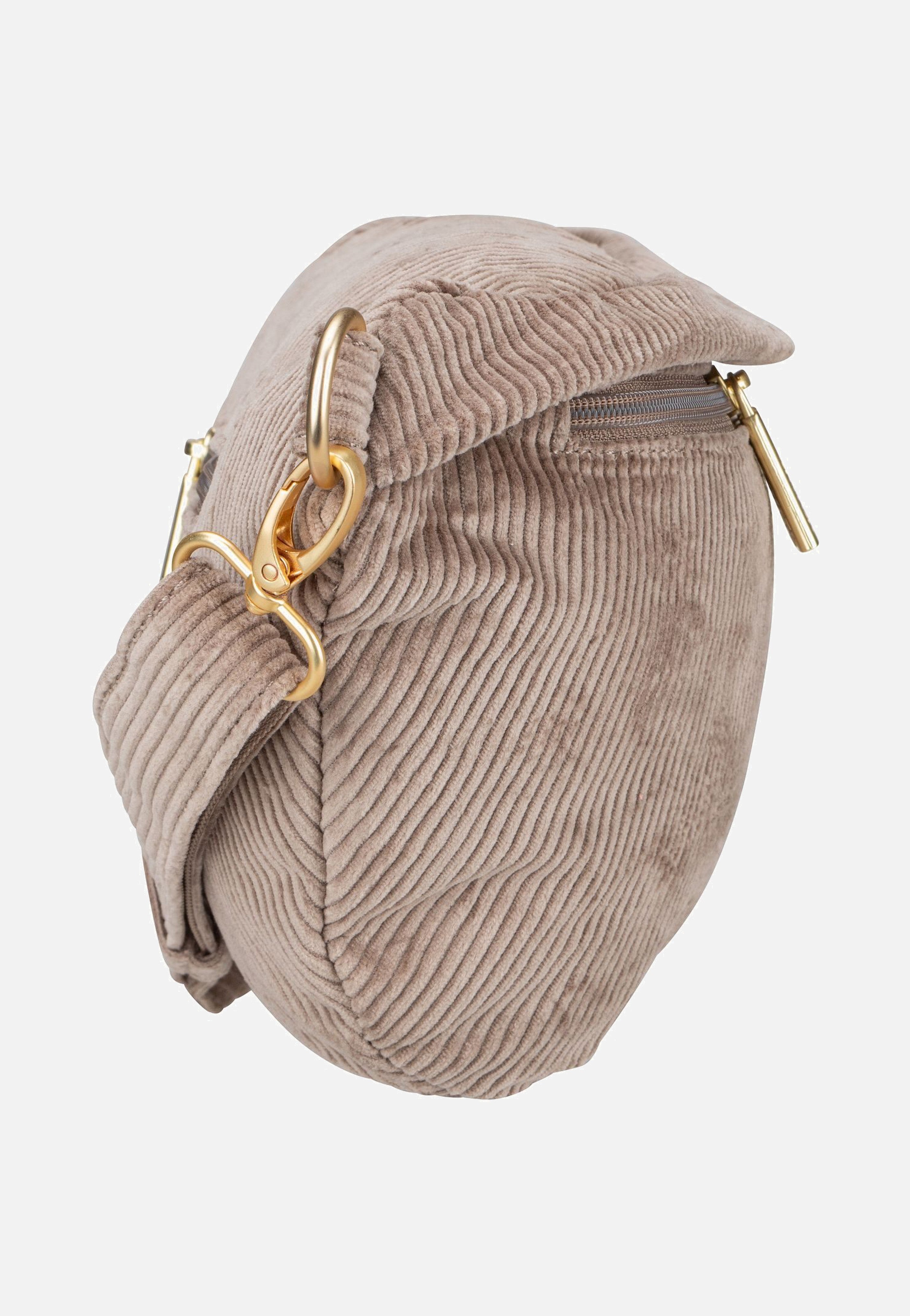 zwei Mademoiselle MH80 Cord/Mocca Bauchtasche