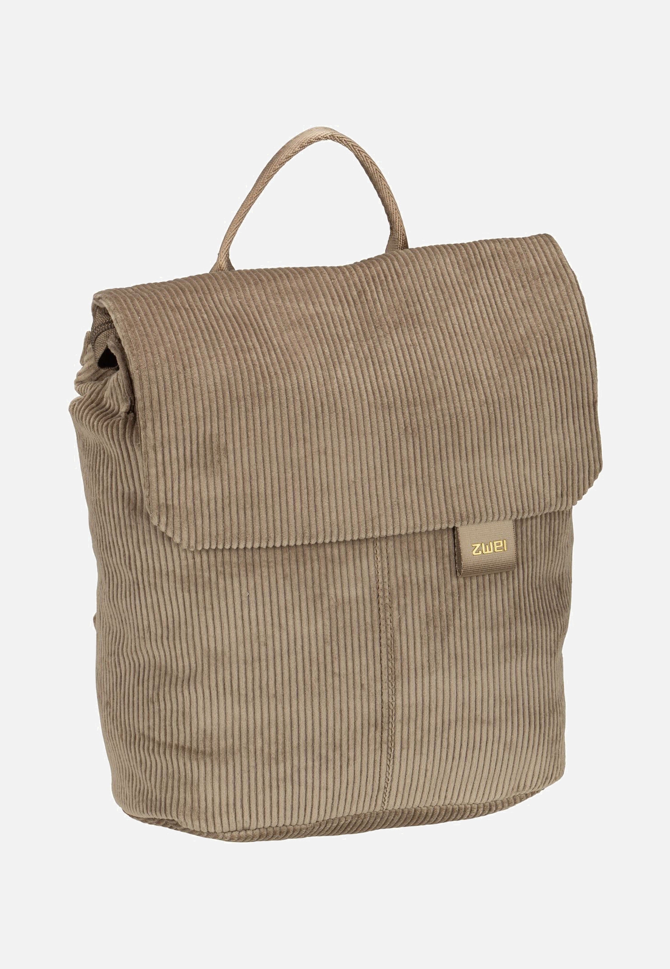 zwei Mademoiselle MR8 Cord/Mocca Rucksack