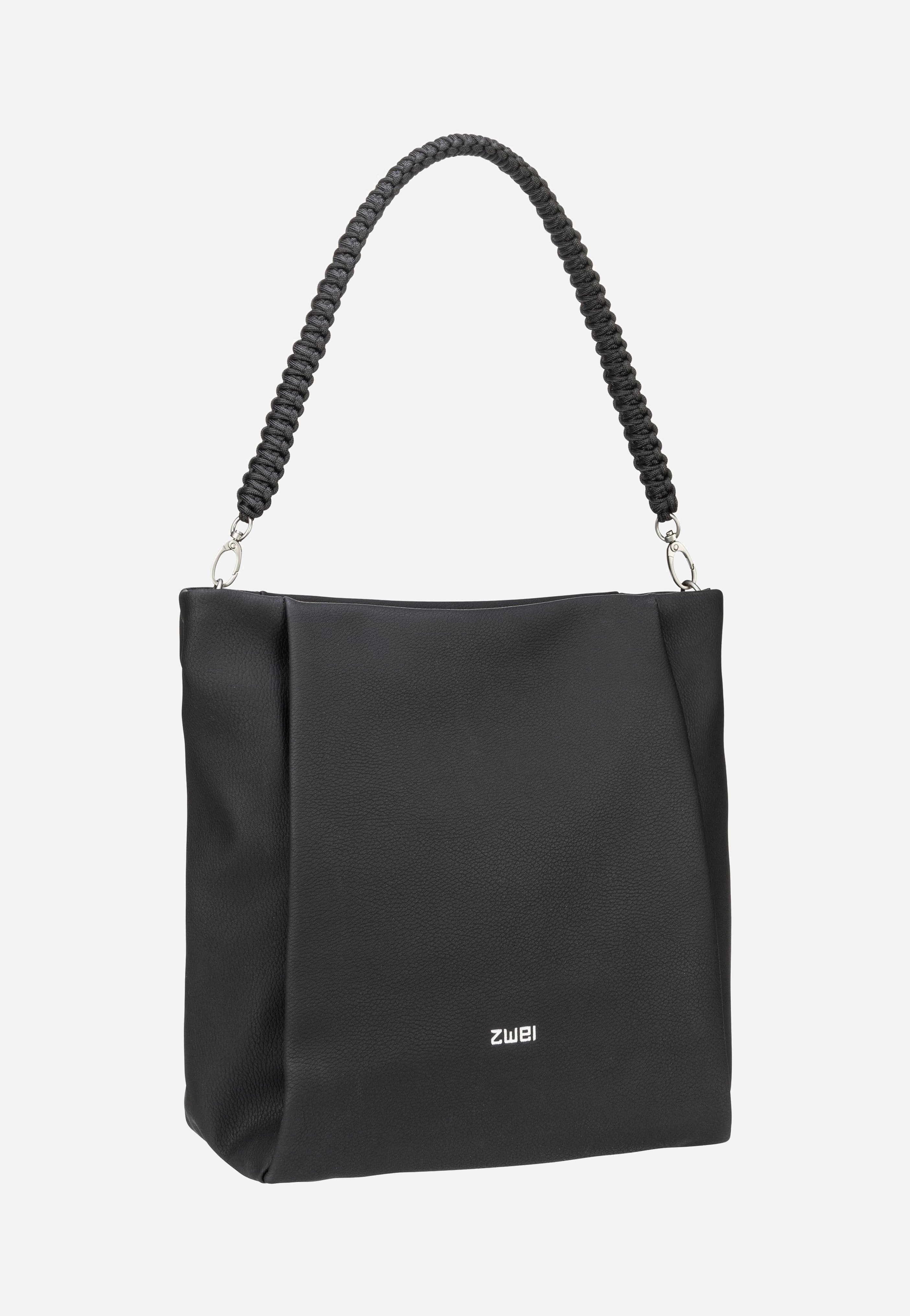 zwei - Yuna YU120 Nubuk/Black - Hobo Bag | Women-Image