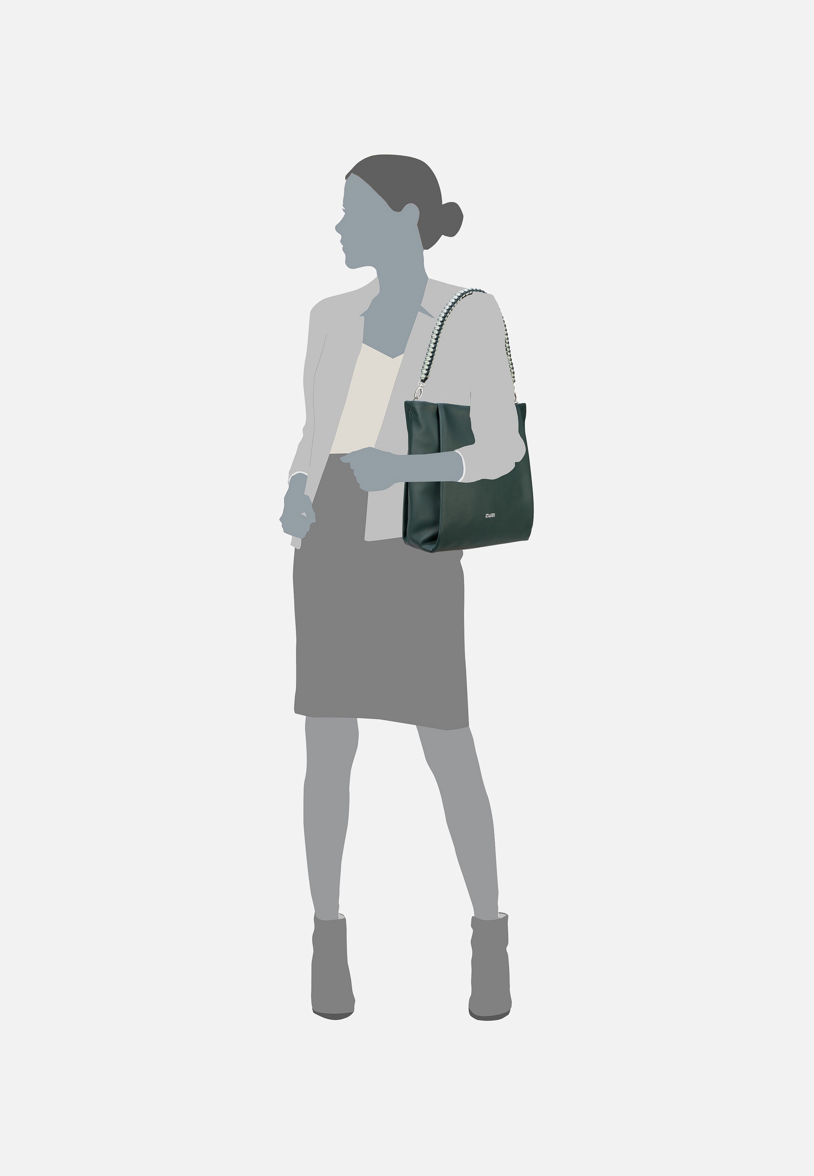 zwei - Yuna YU120 Pine - Hobo Bag | Women-Image