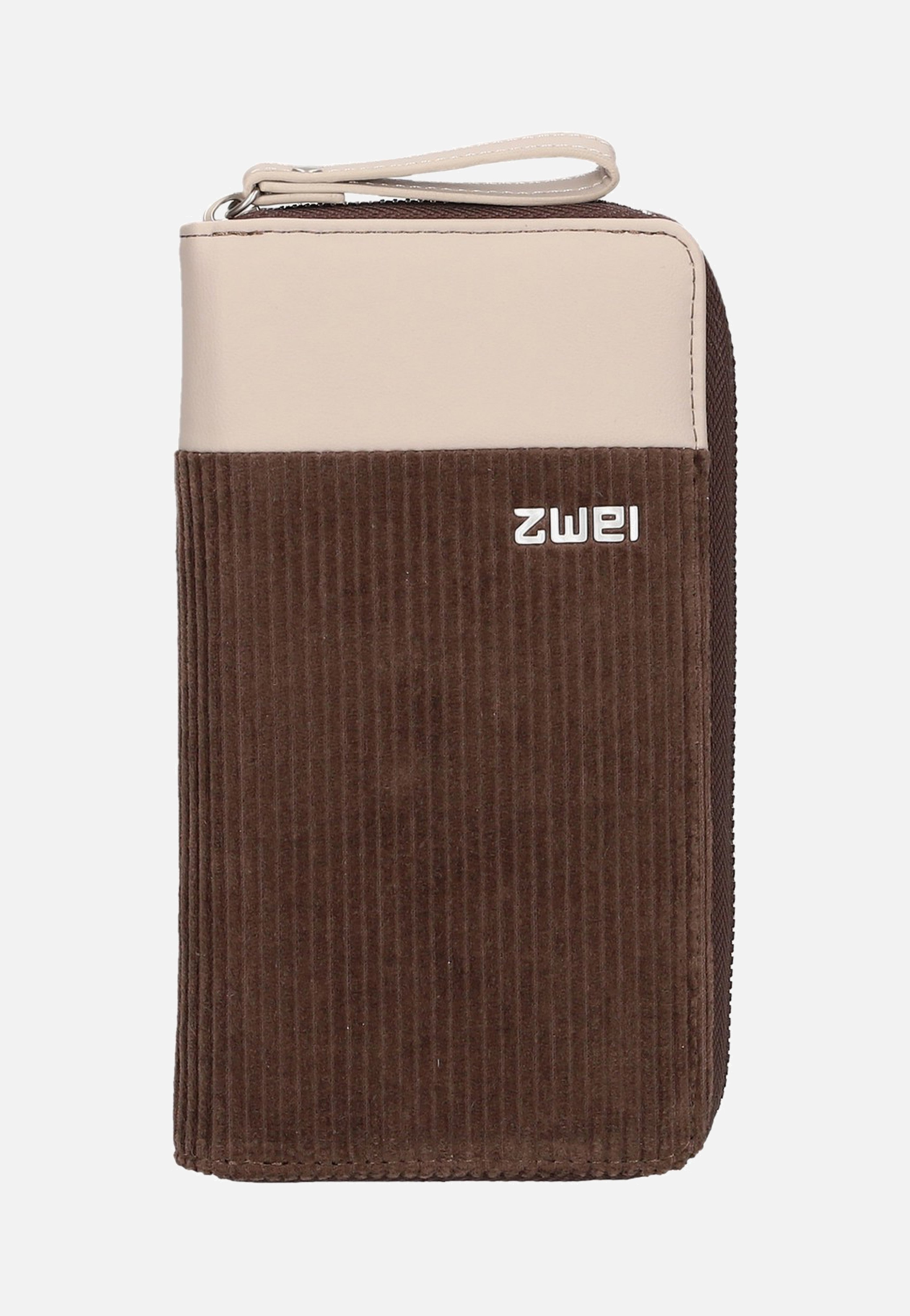 zwei Eva EV2 Cord/Wood Portemonnaie