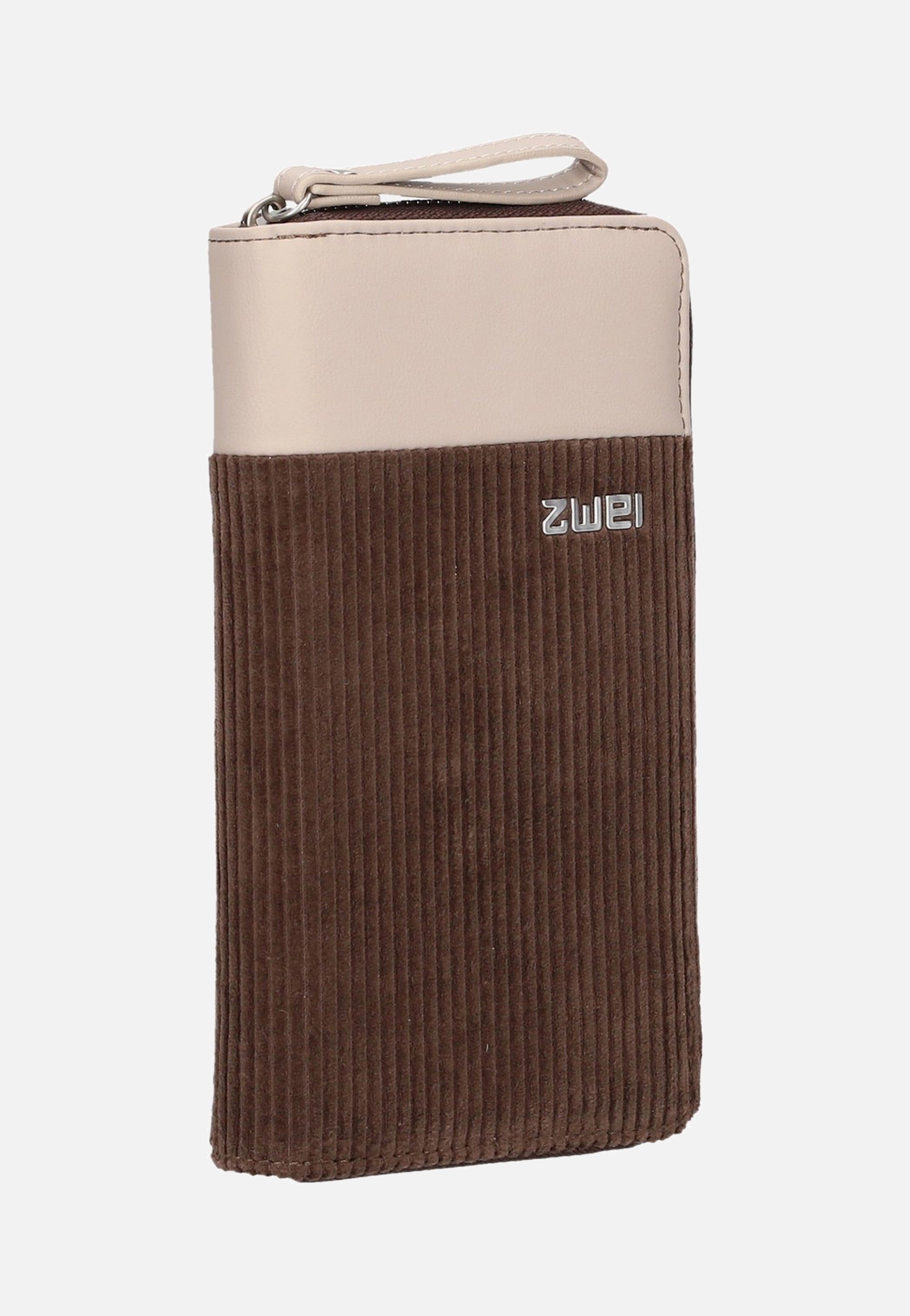 zwei Eva EV2 Cord/Wood Portemonnaie