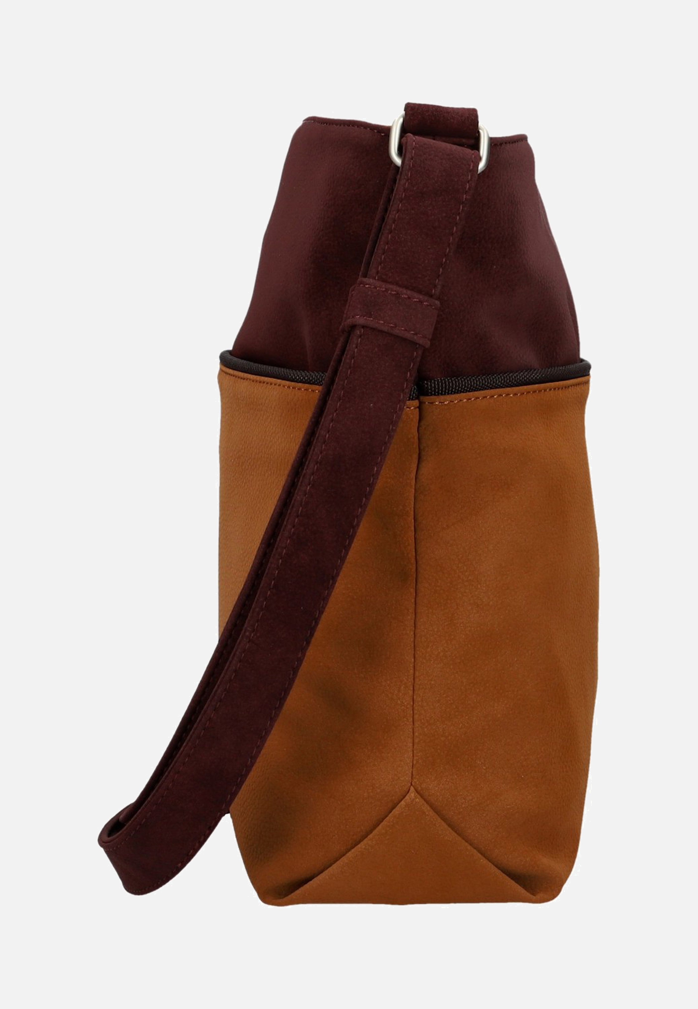zwei Jana J10 Nubuk/Cognac Pouch Bag