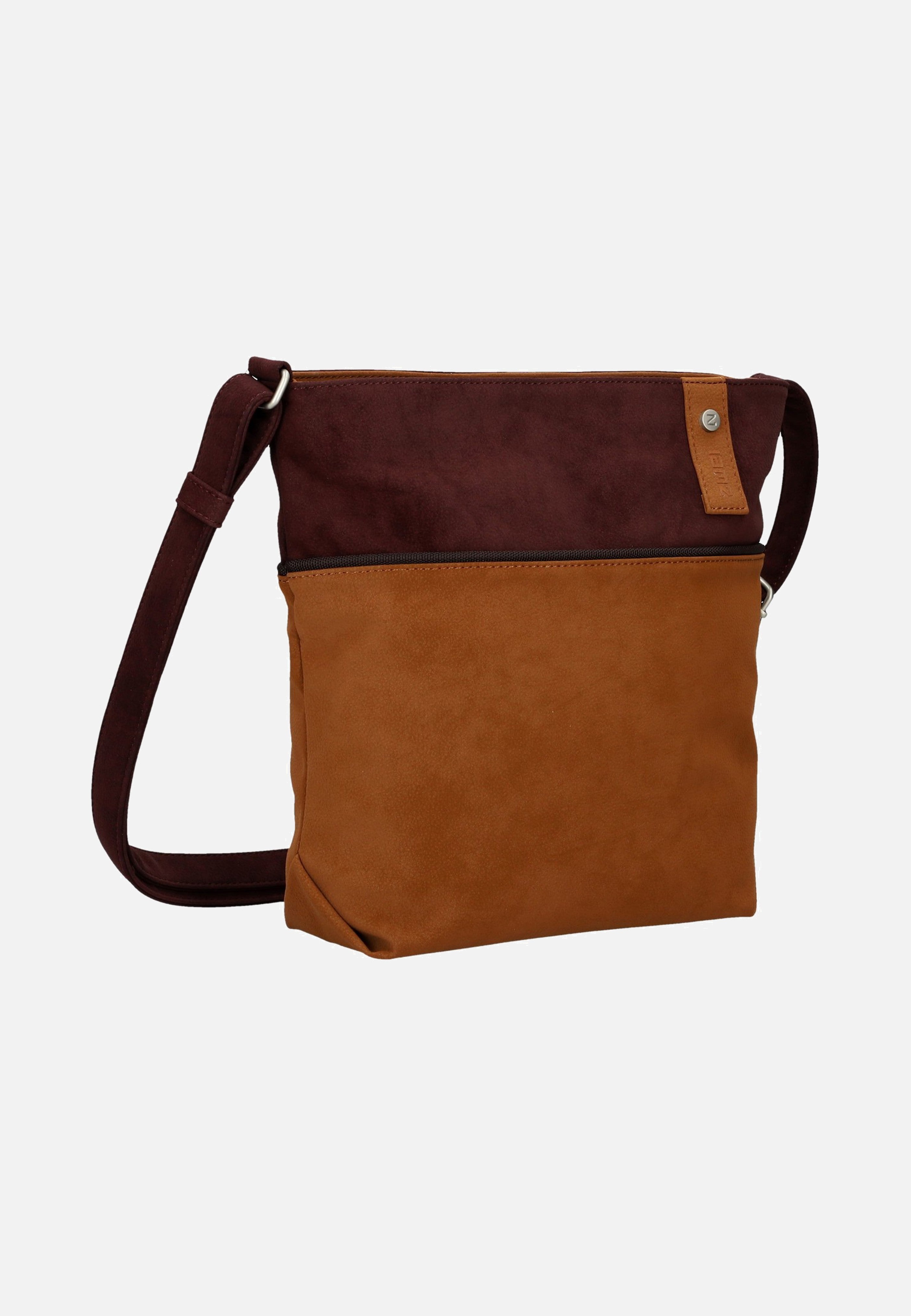 zwei Jana J10 Nubuk/Cognac Pouch Bag