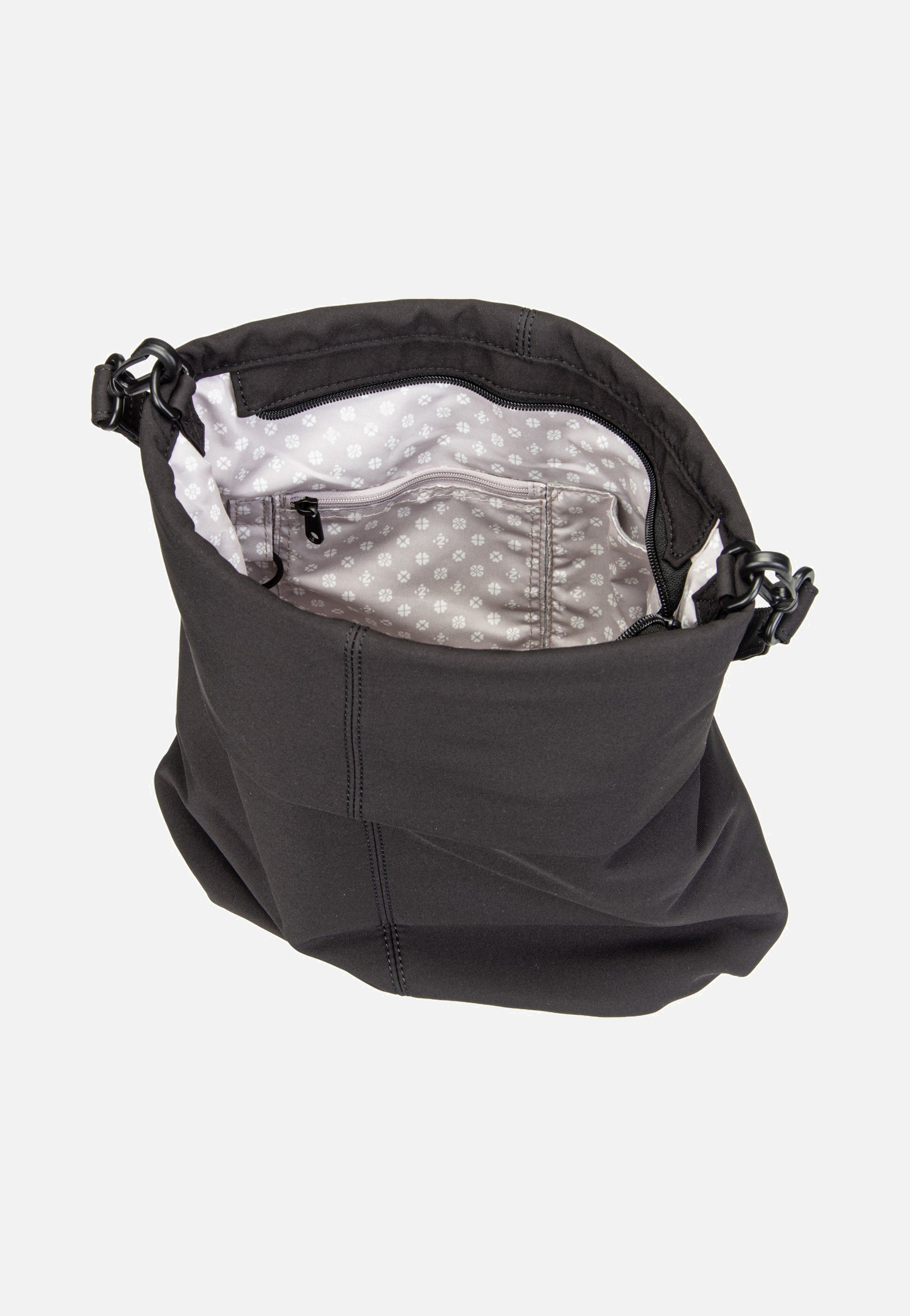 zwei Mademoiselle.Tex  MTX12 Black Hobo Bag