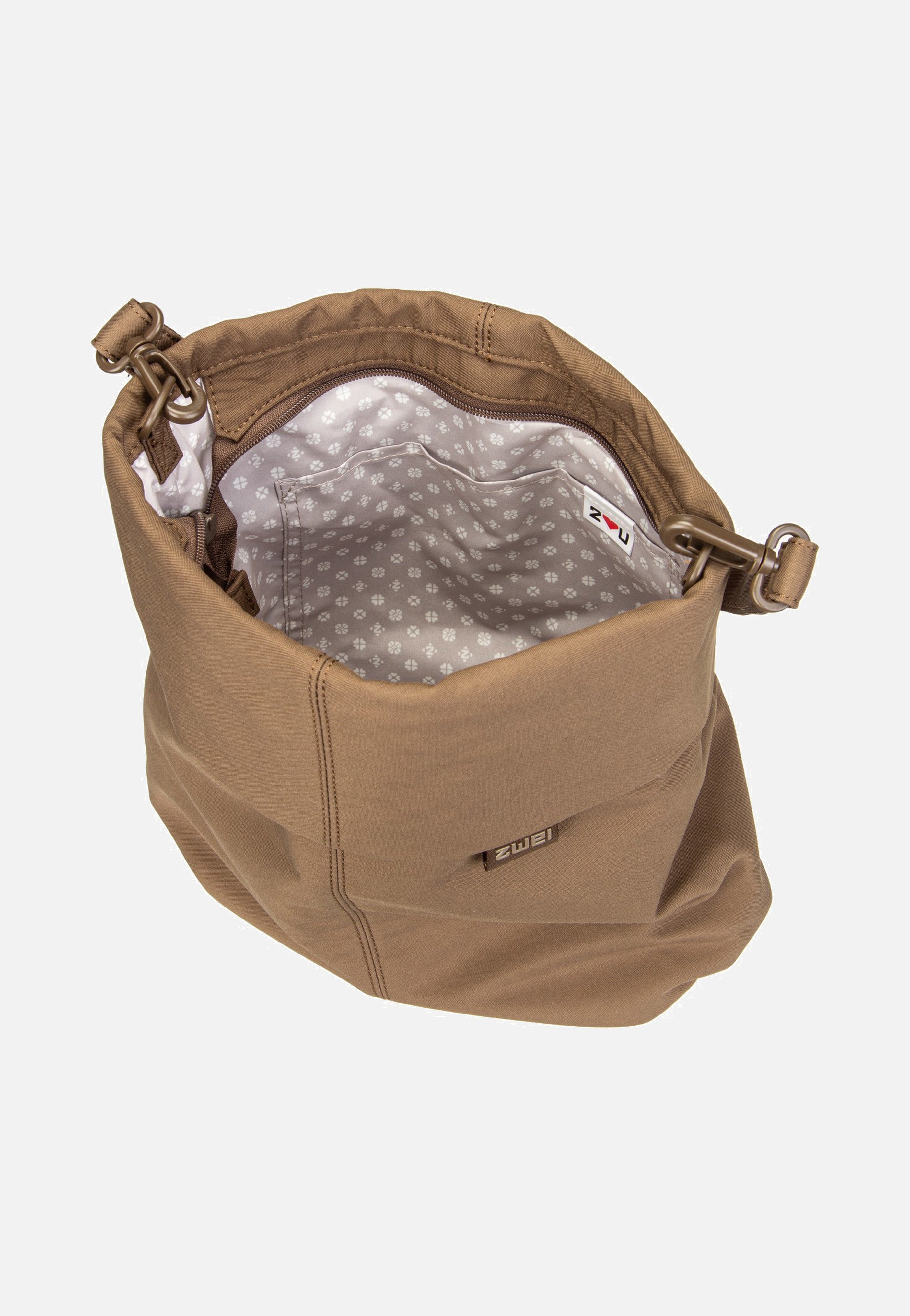 zwei Mademoiselle.Tex  MTX12 Brown Hobo Bag
