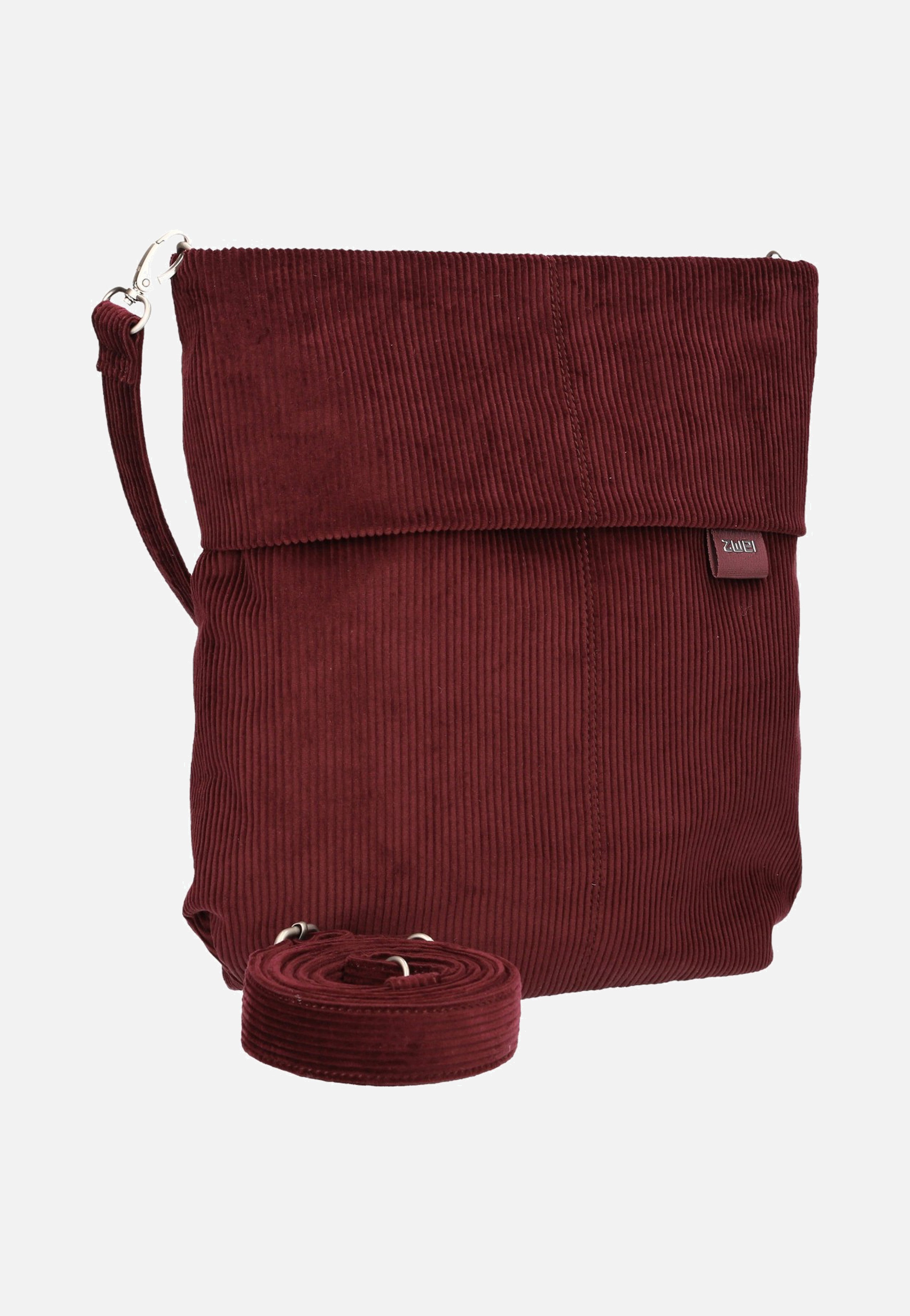 zwei Mademoiselle M12 Cord/Bordeaux Hobo Bag