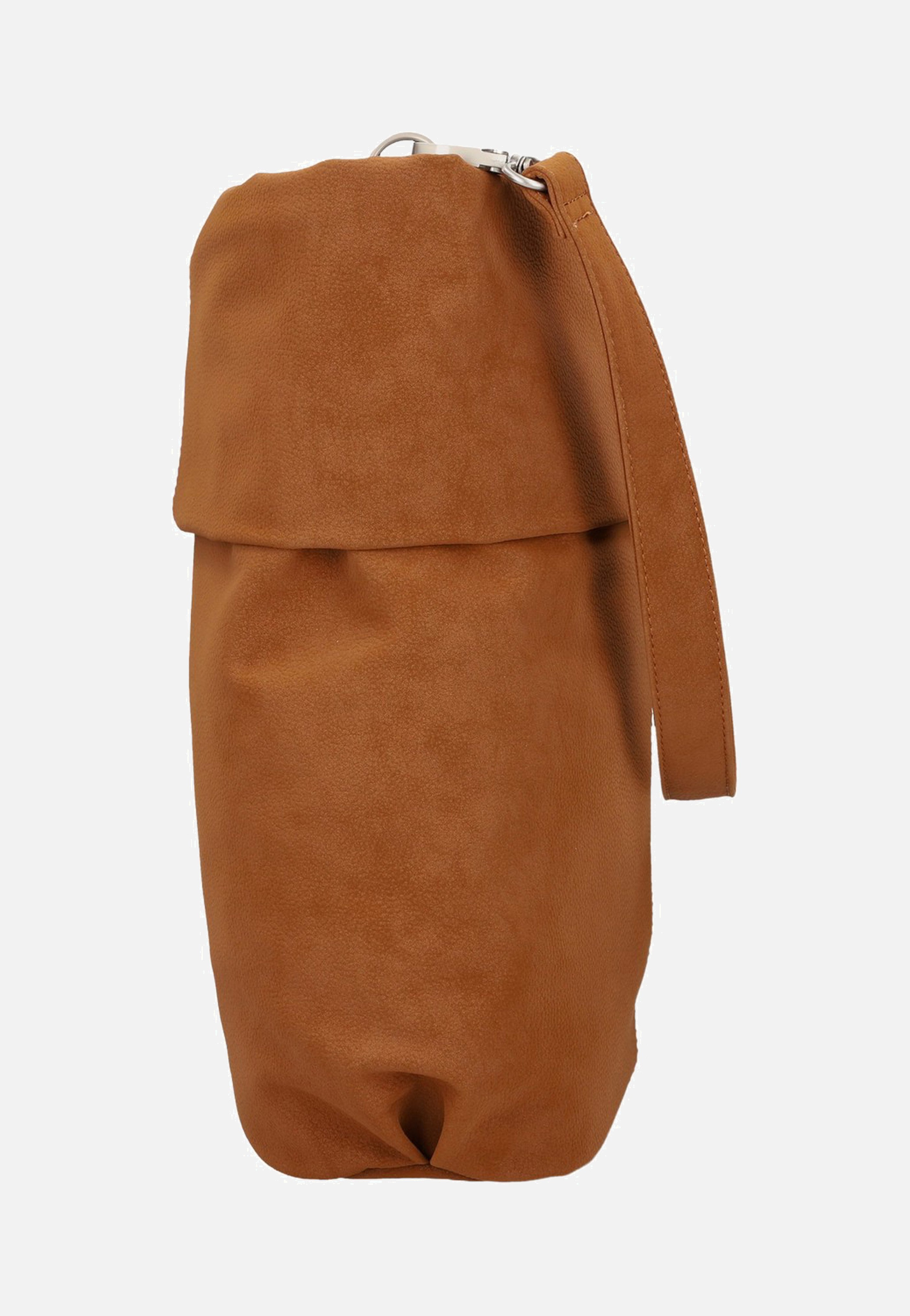 zwei Mademoiselle M12 Nubuk/Cognac Hobo Bag