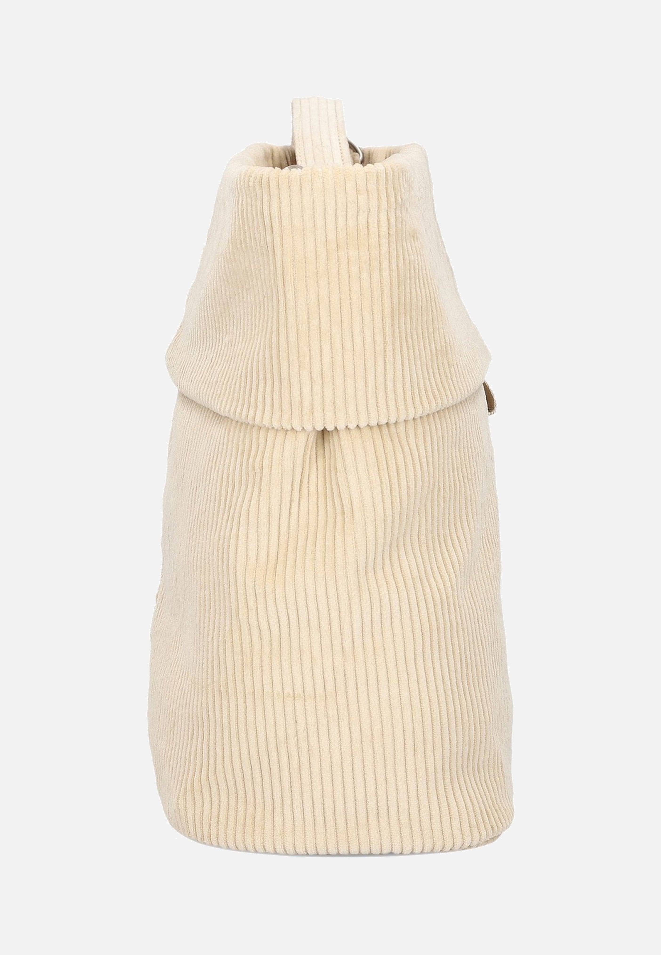 zwei Mademoiselle M8 Cord/Creme Beuteltasche