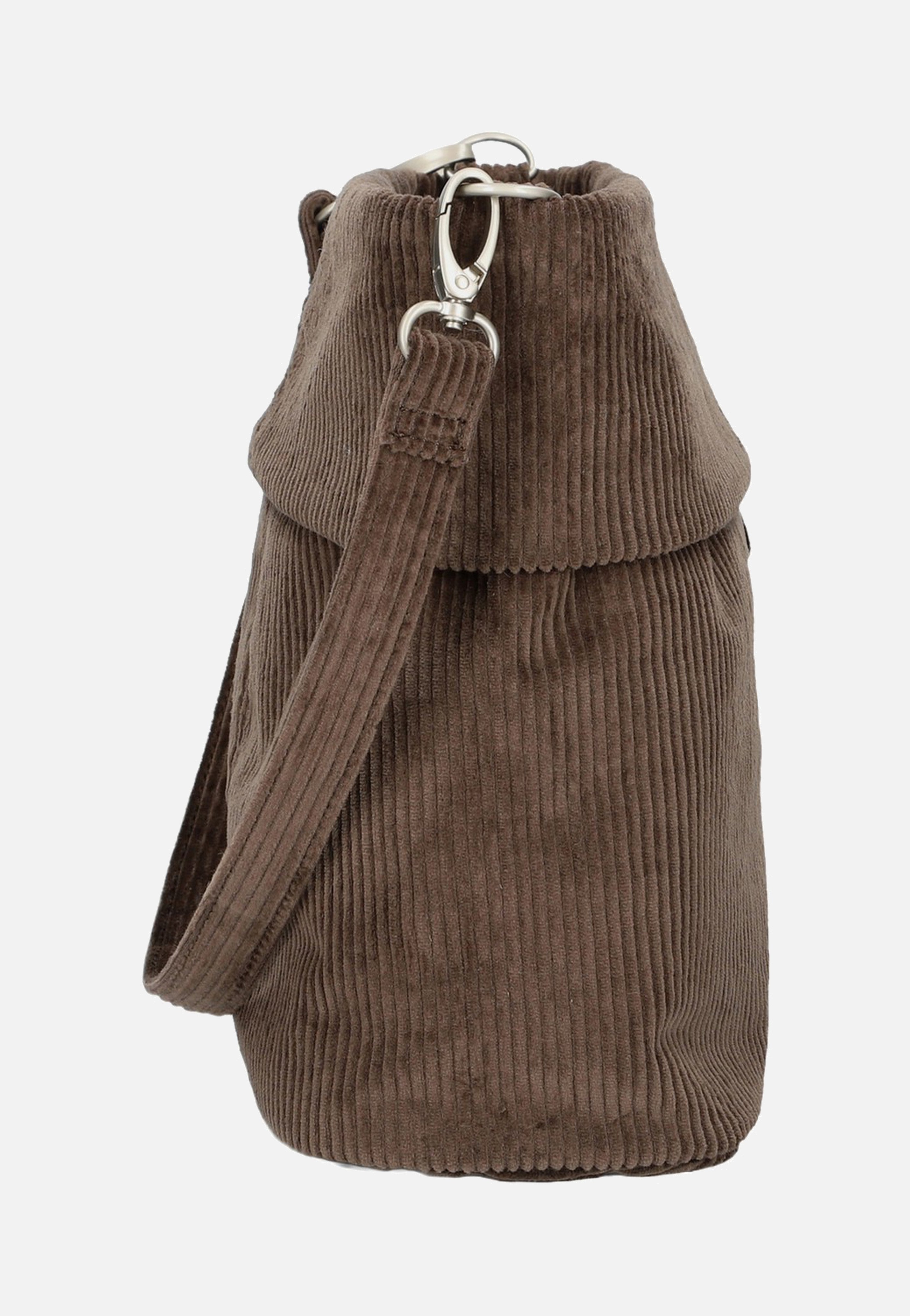 zwei Mademoiselle M8 Cord/Wood Beuteltasche