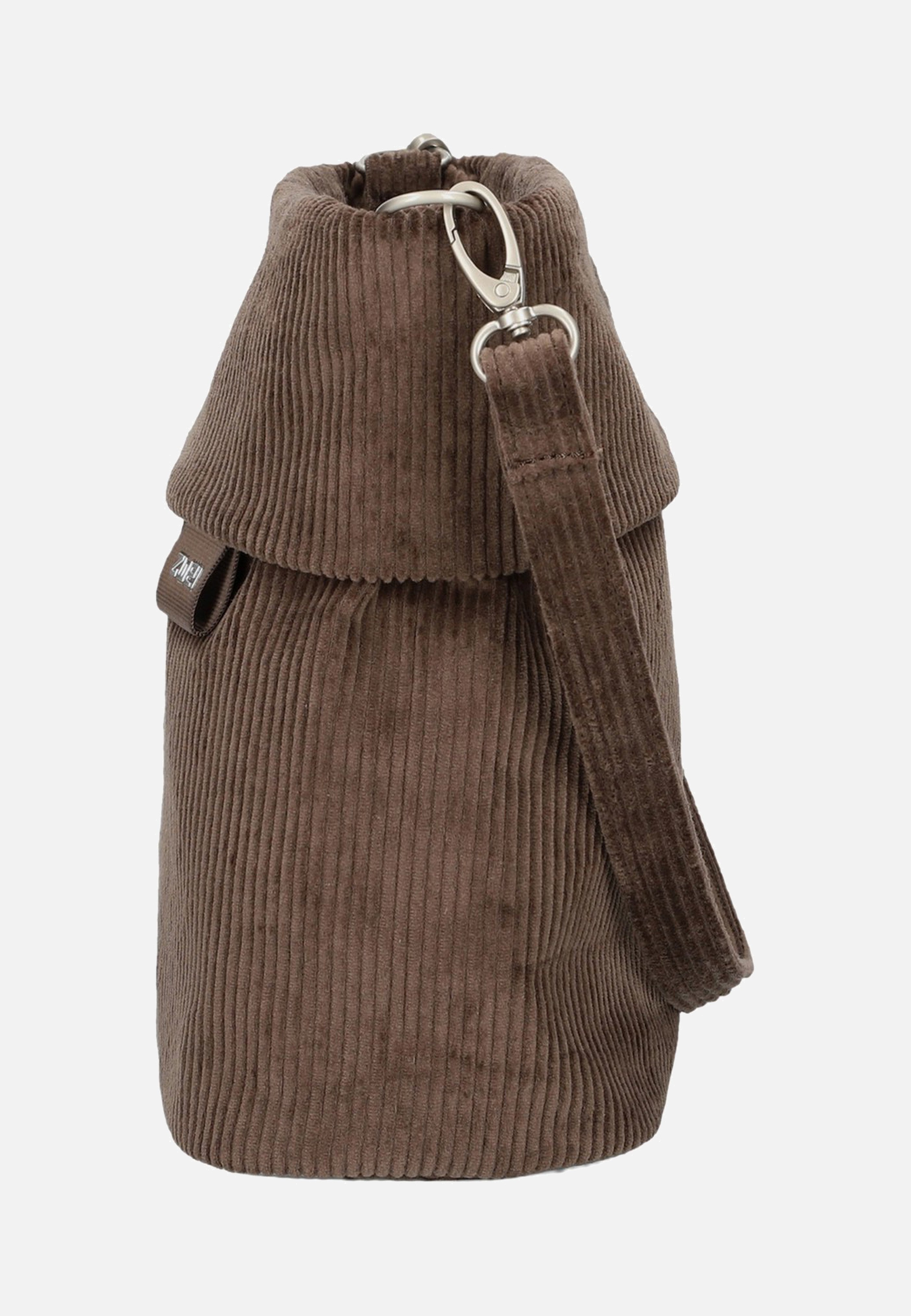 zwei Mademoiselle M8 Cord/Wood Beuteltasche