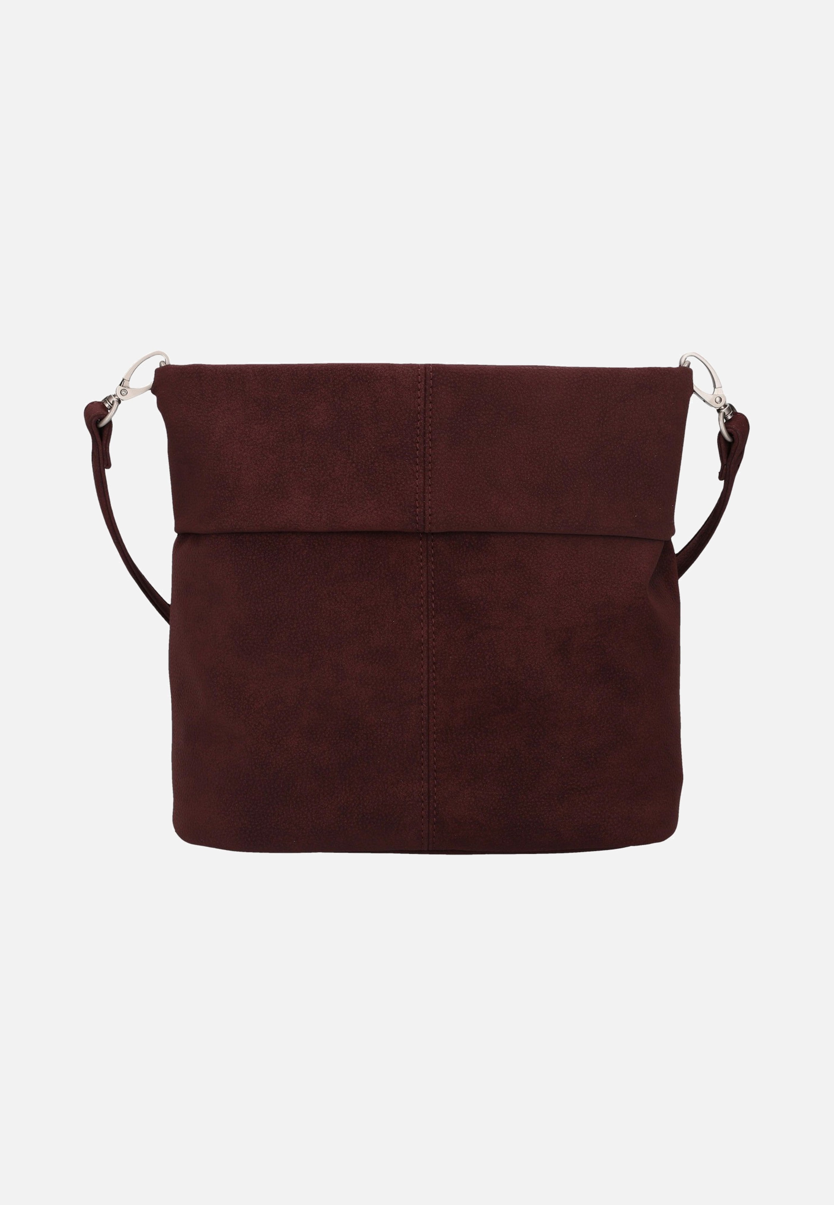 zwei Mademoiselle M8 Nubuk/Bordeaux Pouch Bag