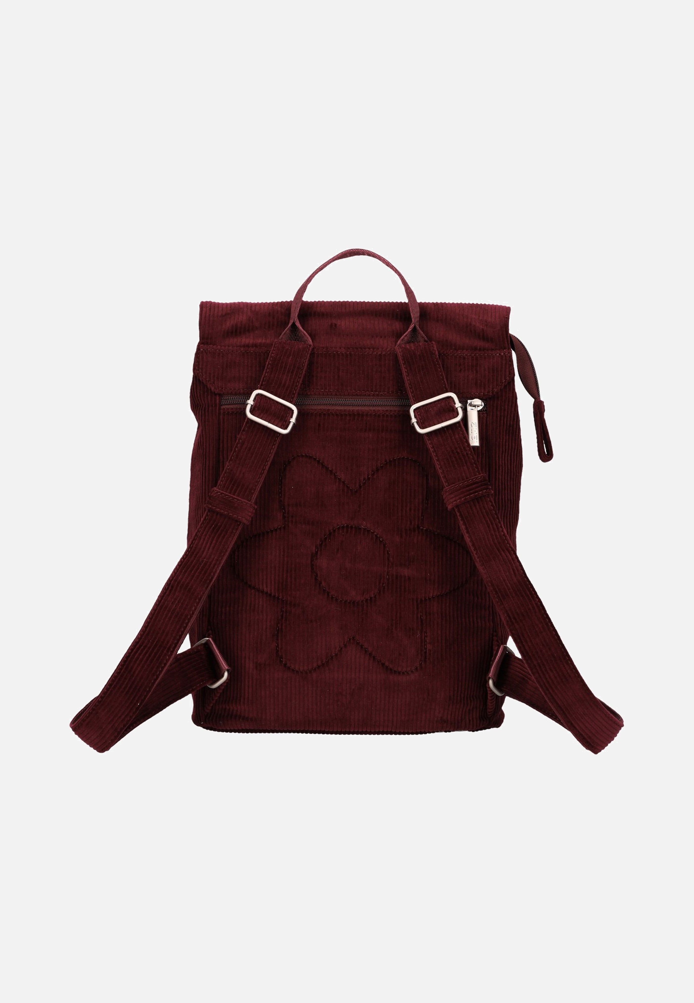 zwei Mademoiselle MR13 Cord/Bordeaux Backpack