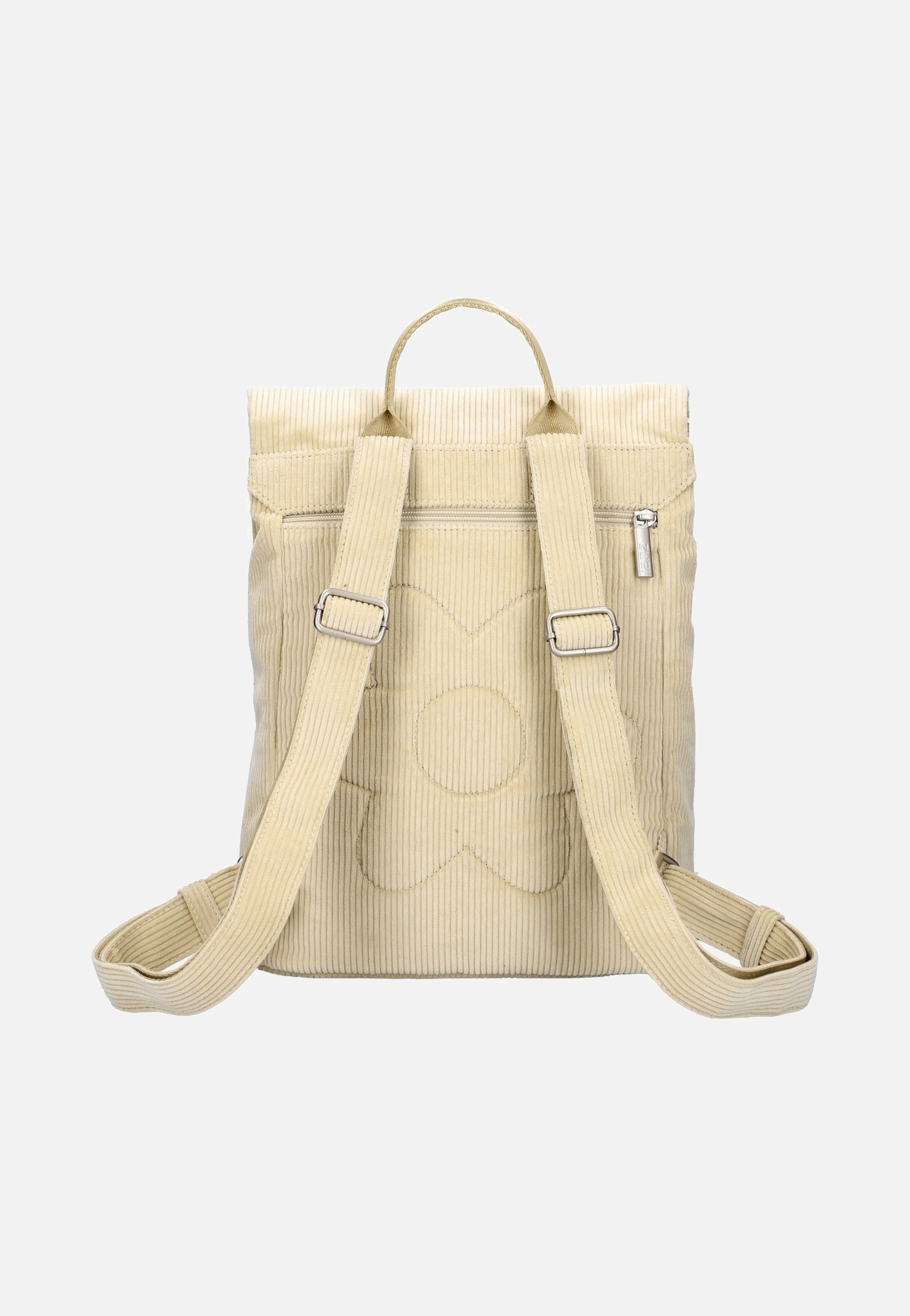zwei Mademoiselle MR13 Cord/Creme Rucksack