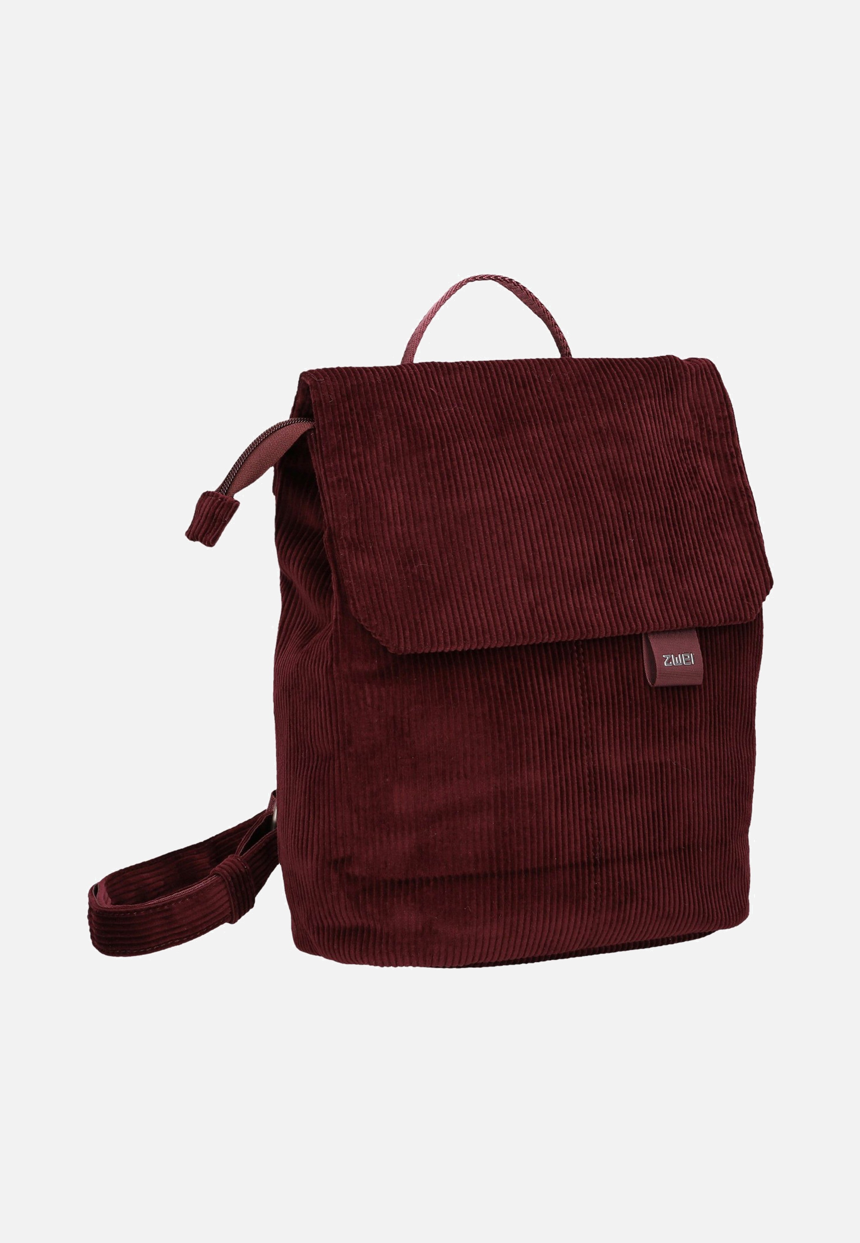 zwei Mademoiselle MR8 Cord/Bordeaux Backpack