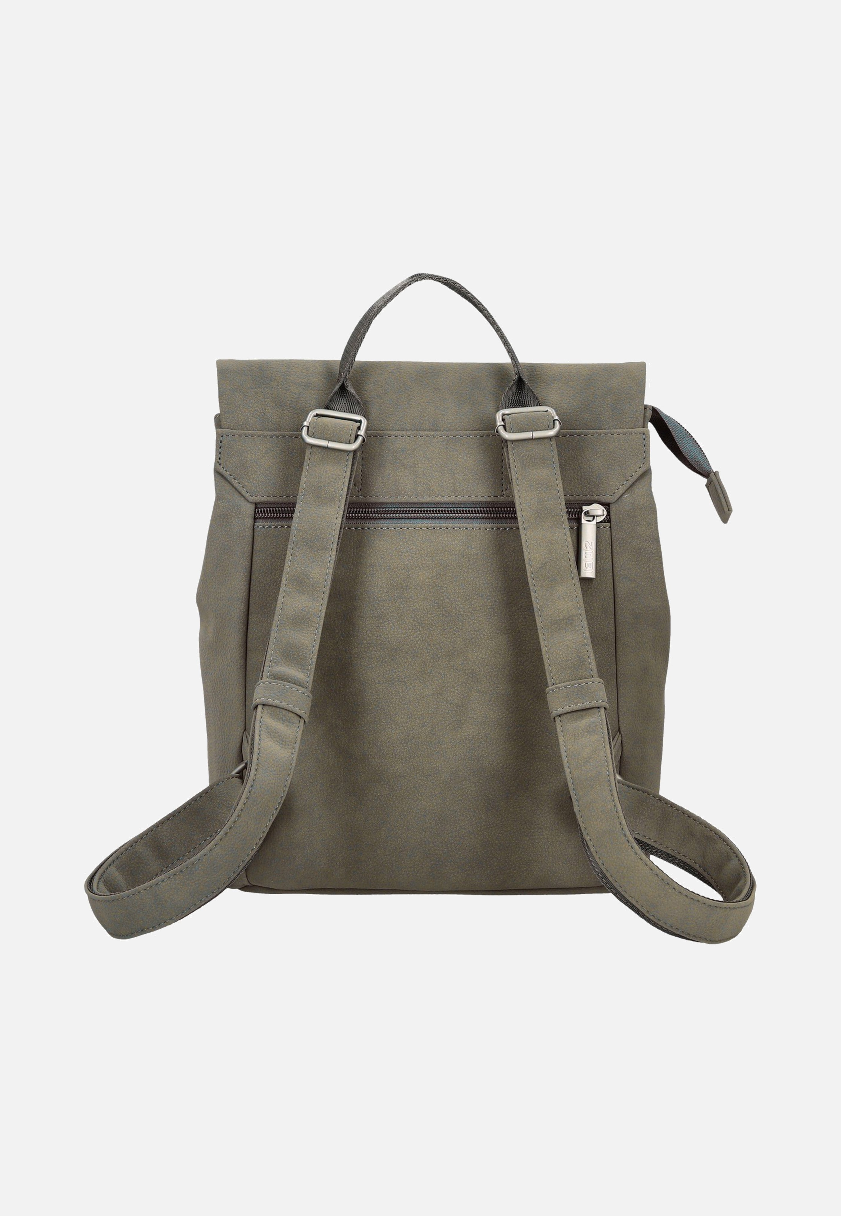 zwei Mademoiselle MR8 Nubuk/Mud Rucksack