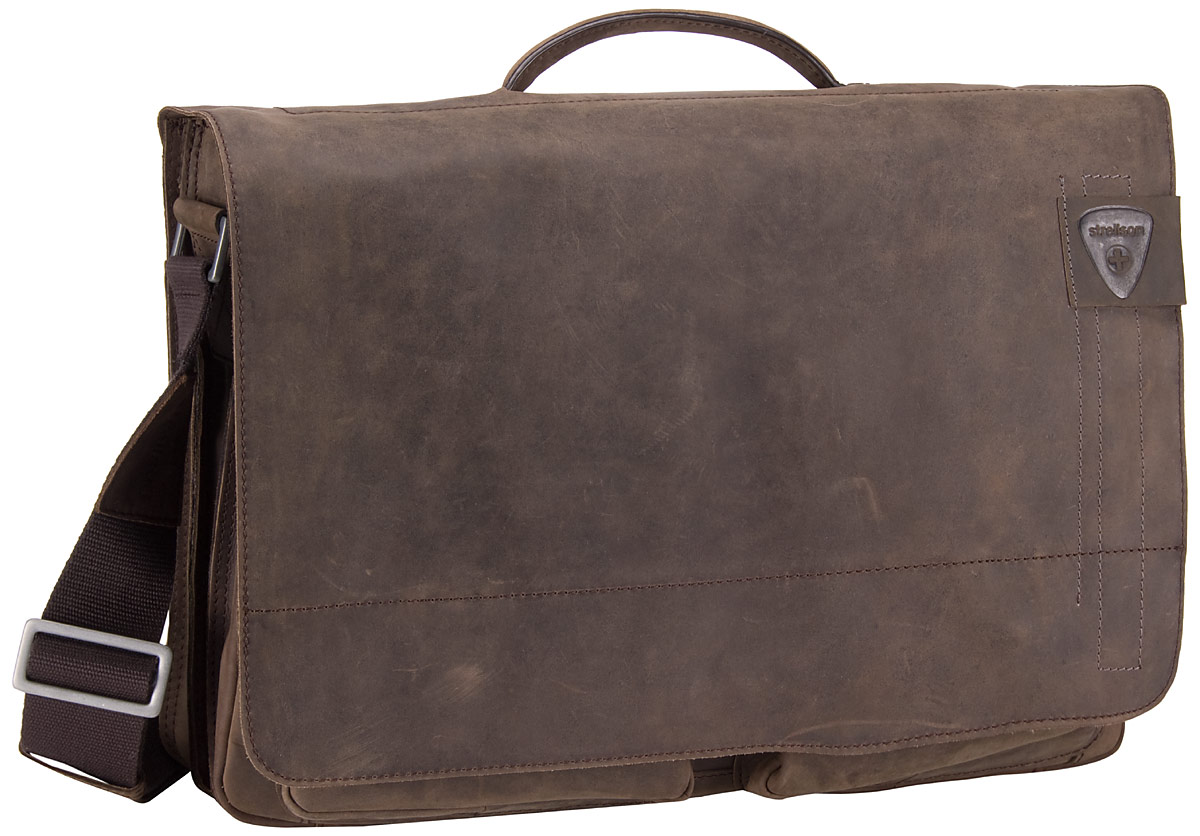 Strellson Richmond Briefbag XL - Dark Brown